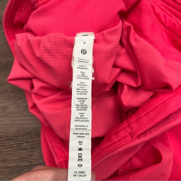 Lululemon Fast and Free Reflective High-Rise Classic-Fit Short 3" Lip Gloss - Picture 9 of 11